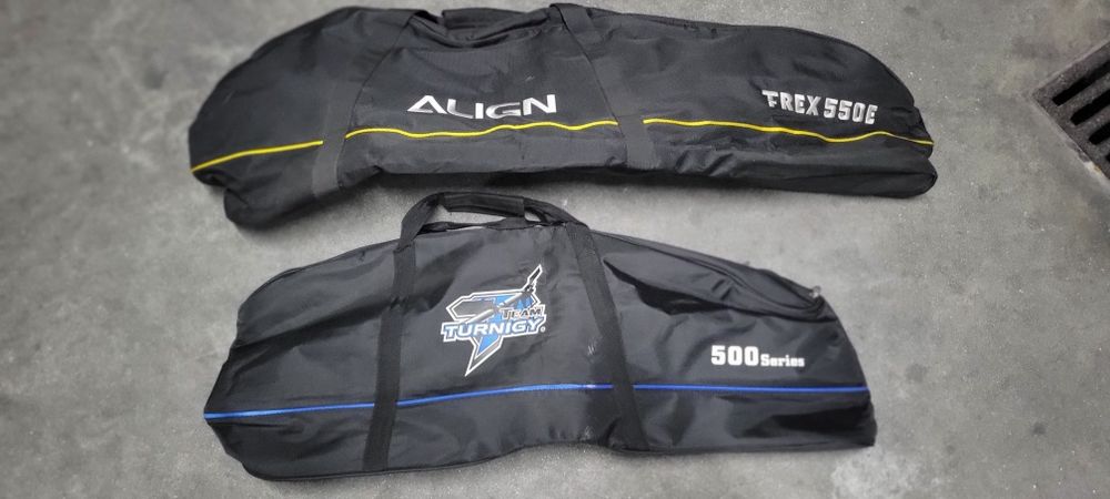 Mochila para helicóptero radiomodelismo 550 ou 600