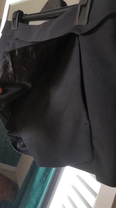 Czarne krótkie szorty spodenki Zara na zakładkę rozmiar S