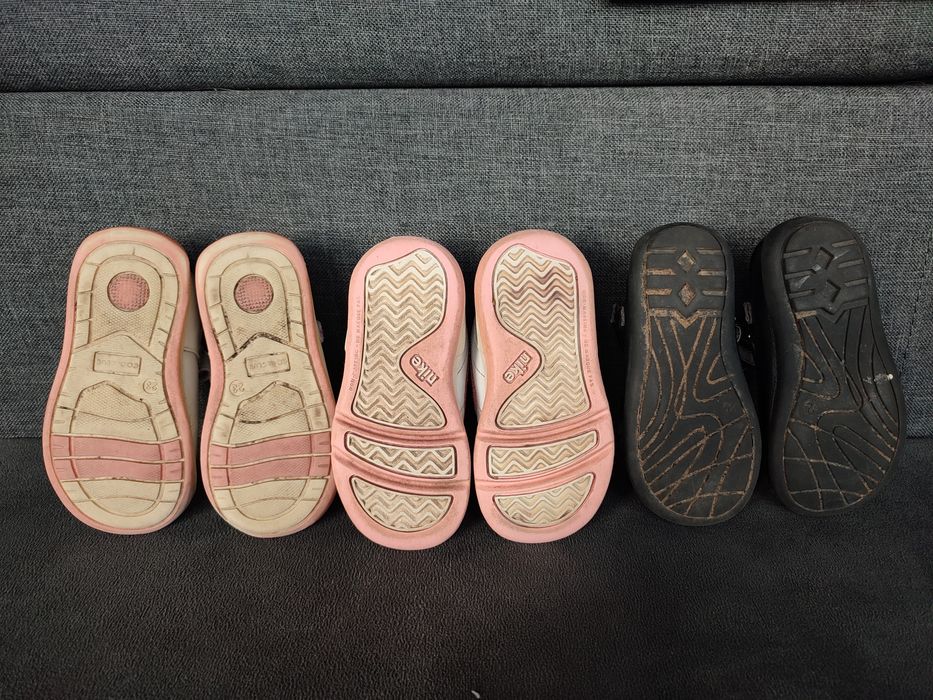 Zestaw 3 pary bucików 23 23,5 24 nike cool club buty