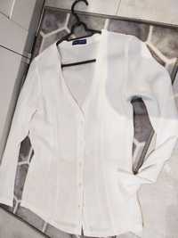 Biała damska lekka koszula rozmiar S 36 elegancka