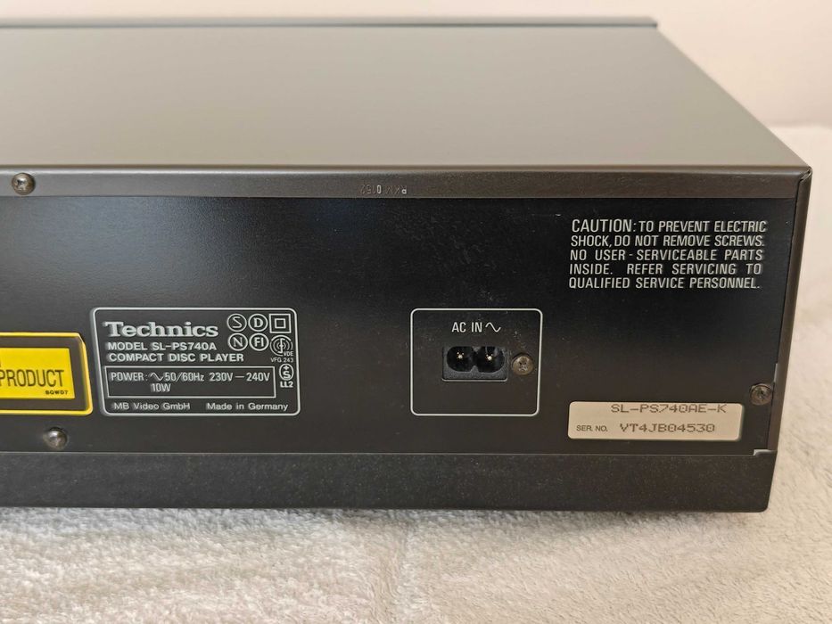 Odtwarzacz cd Technics SL-PS740A + pilot