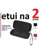 dedykowane etui do dysków SSD Samsung T7 i T7 TOUCH na 2 dyski