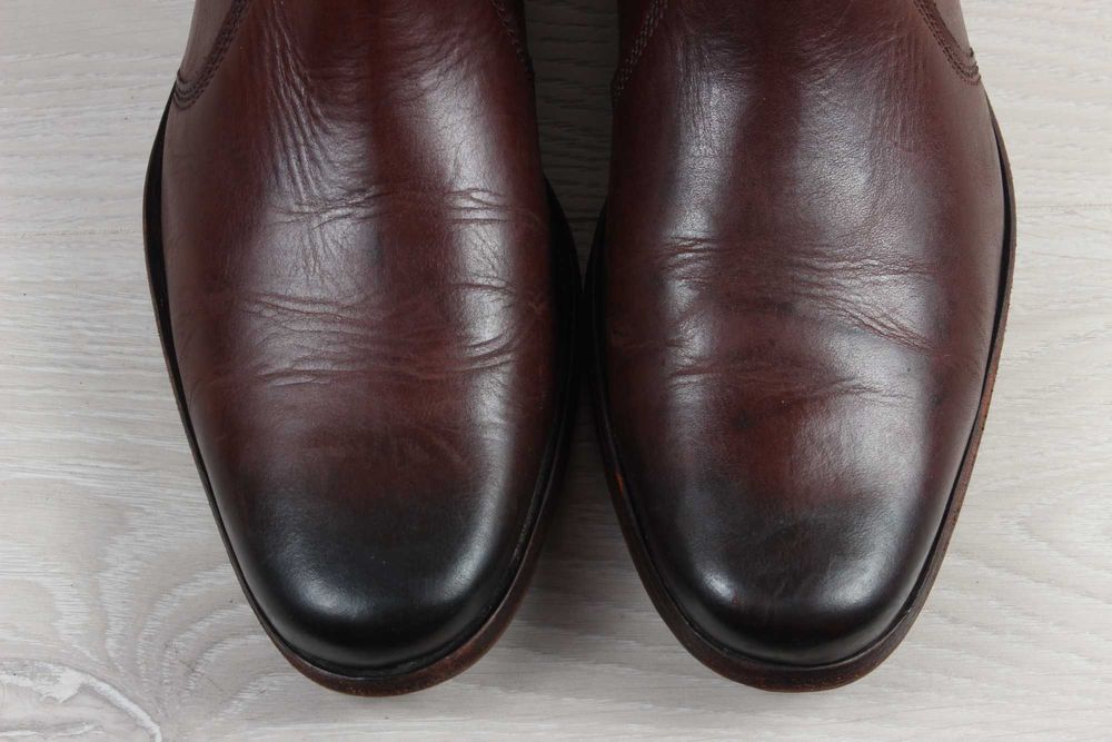 Чоловічі шкіряні черевики челсі Clarks оригінал, розмір 41 - 41.5