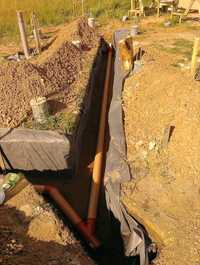 Ремонт водопровода канализации монтаж труб сантехник траншеи копка ямы