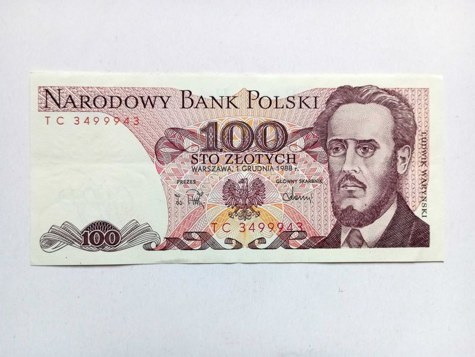 100 zł 1988     -  TC  -    RADAR