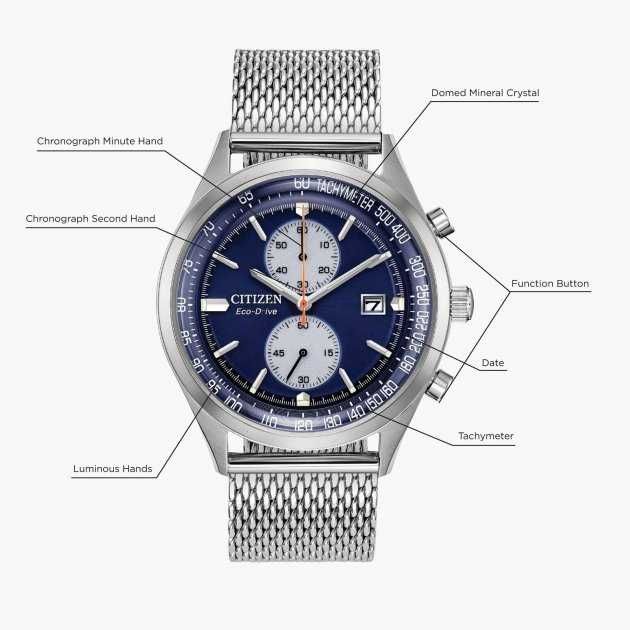 Чоловічий годинник Citizen Eco Drive CA7020-58L Нові Оригінал