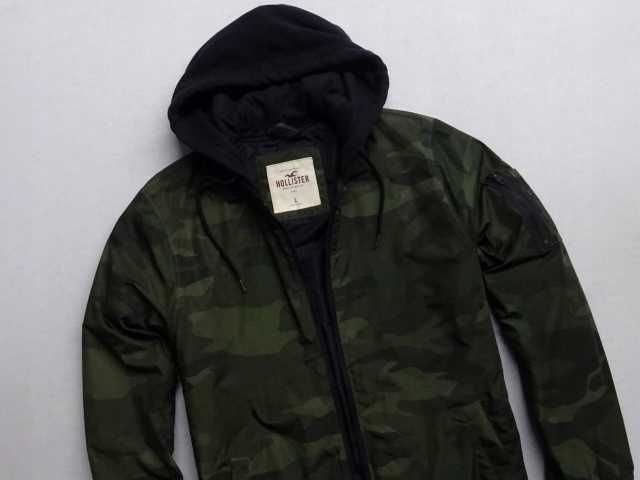 Kurtka Hollister Camo Bomber Jacket  L - Wiosna