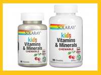 Мультівітаміни для дітей мінерали Solaray NOW Foods США