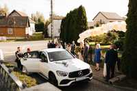 Samochód do ślubu biały Mercedes GLC Coupe 2022 AMG SUV