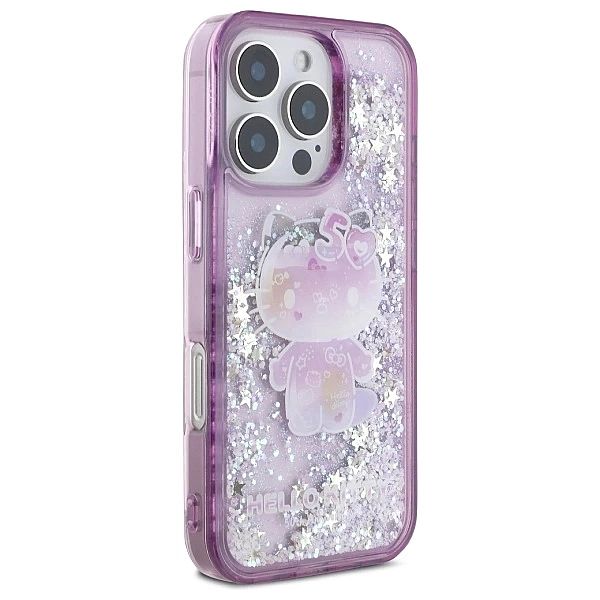 Hello Kitty HKHCP16LL50PPU iPhone 16 Pro 6.3" fioletowy/purple hardcas