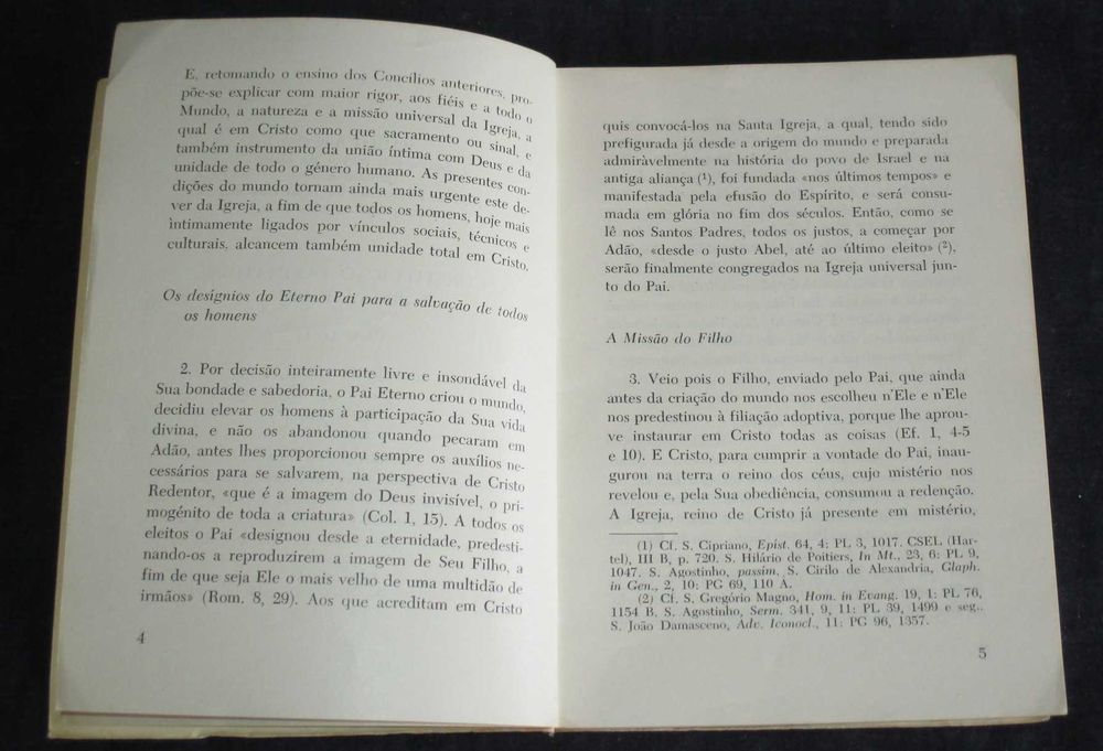 Livro Constituição Dogmática sobre a Igreja 1965