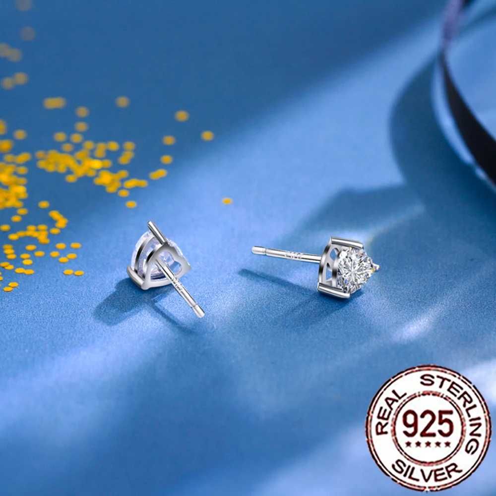 Срібні сережки 925 проба! Фіаніти Swarovski !!!