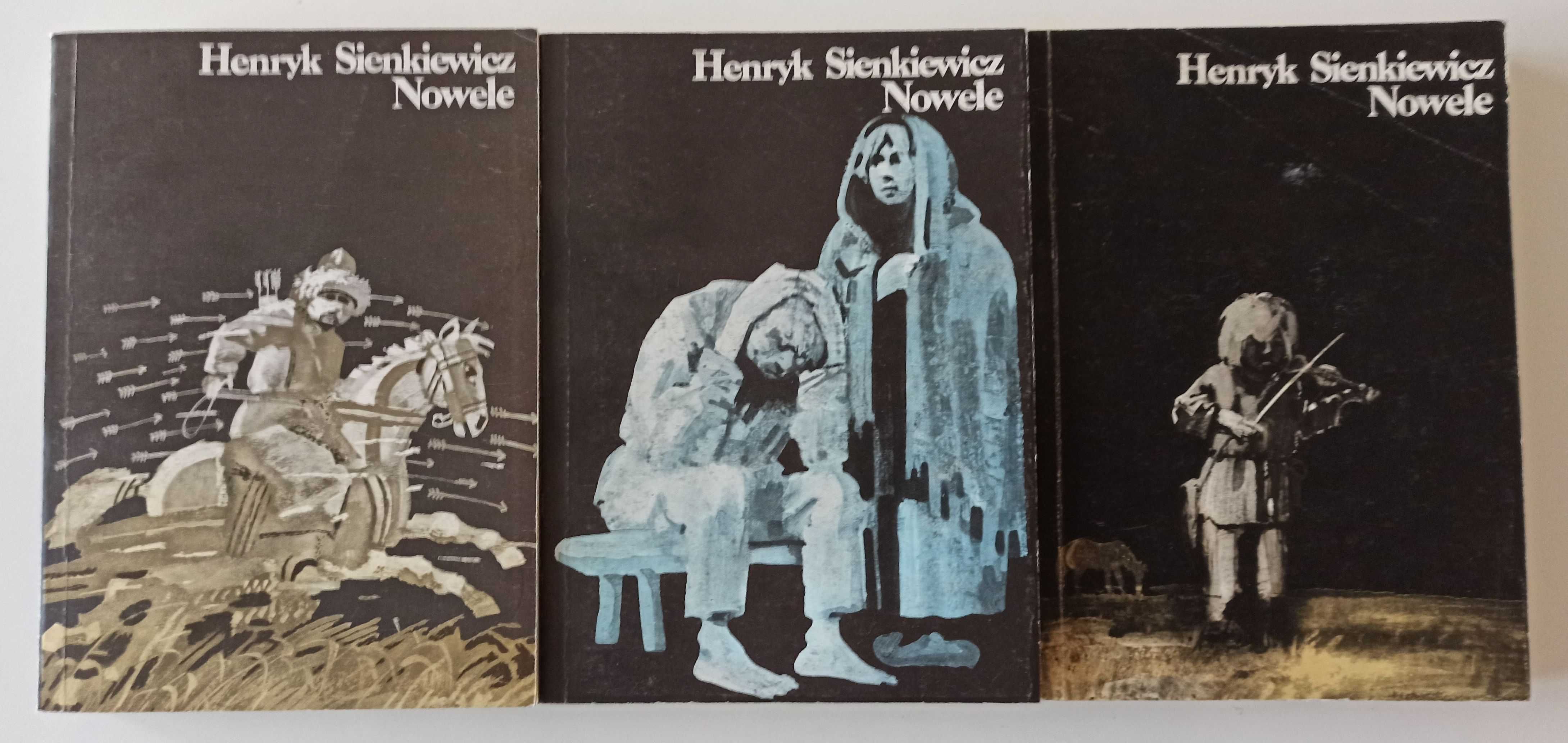 Henryk Sienkiewicz Nowele 3 tomy Janko muzykant Sachem Latarnik