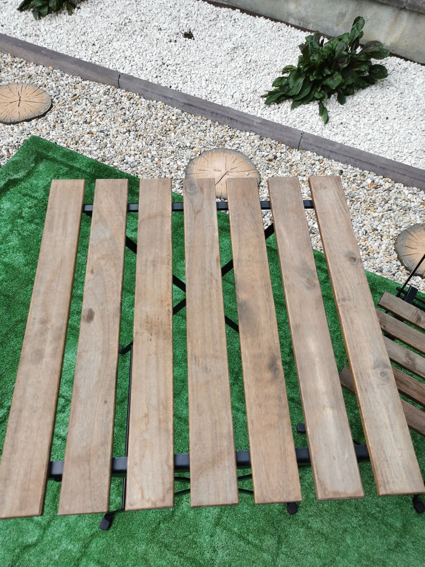 Stolik oraz krzesło ogrodowe balkonowe TÄRNÖ ikea