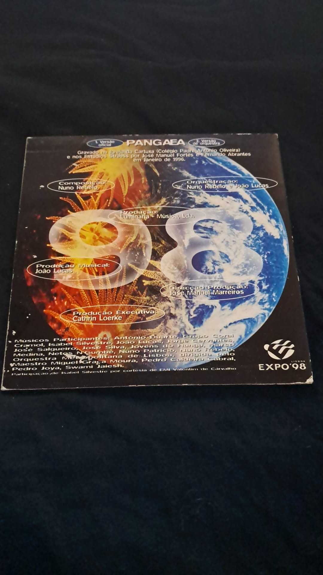 CD Raro - Expo 98 - "Pangaea" (Nuno Rebelo) - Tema Oficial
