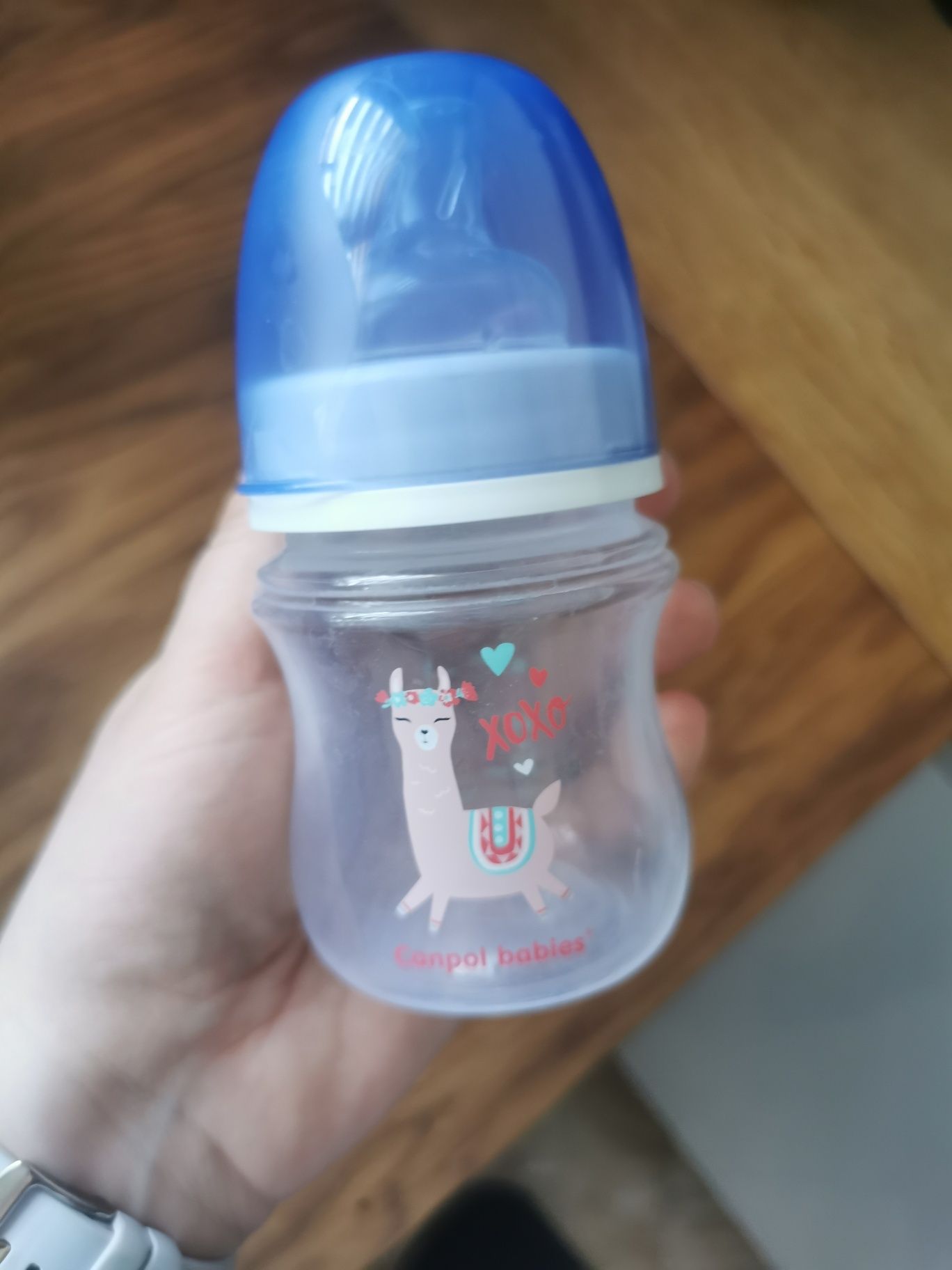 Butelka 120 ml plus 2 nowe smoczki