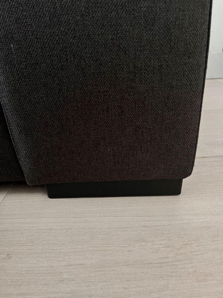 Sofá-cama azul escuro