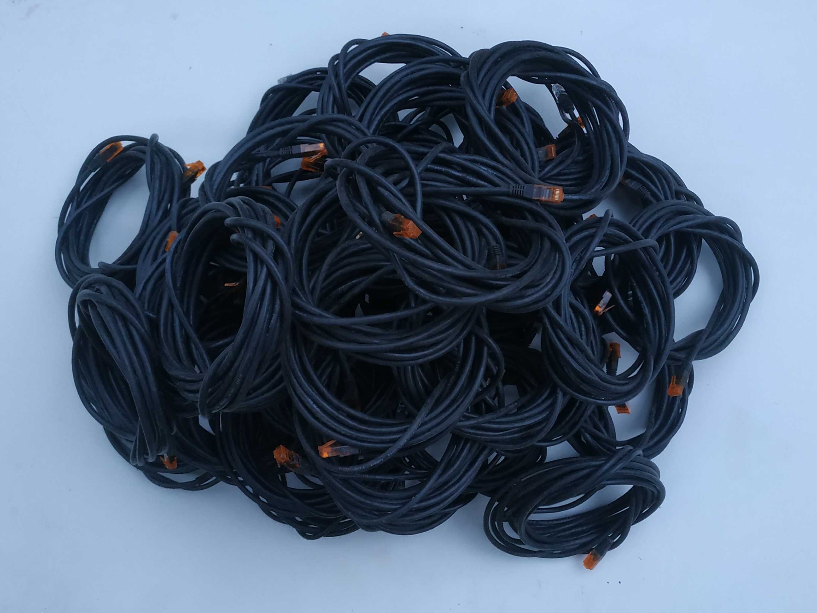 Kabel UTP 46 szt Cat.6 internetowy 5m LB0075-5 przewód sieciowy wtyk