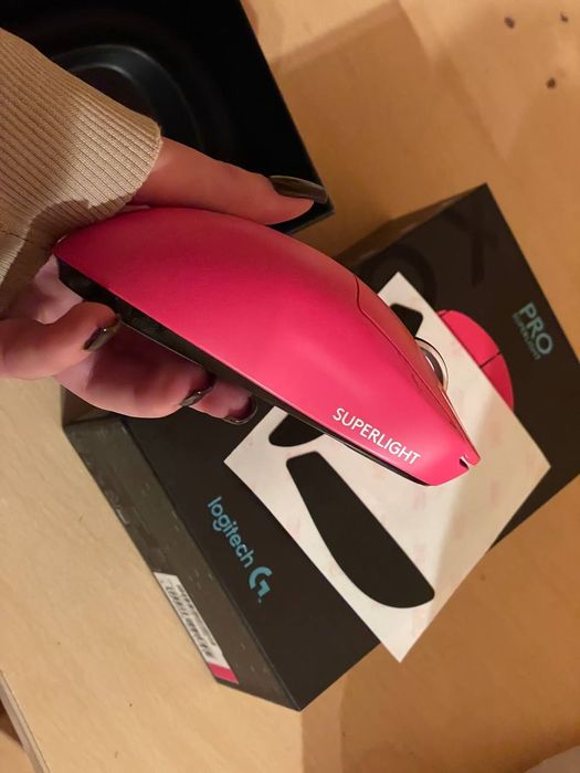 Logitech g pro x superlight розовая