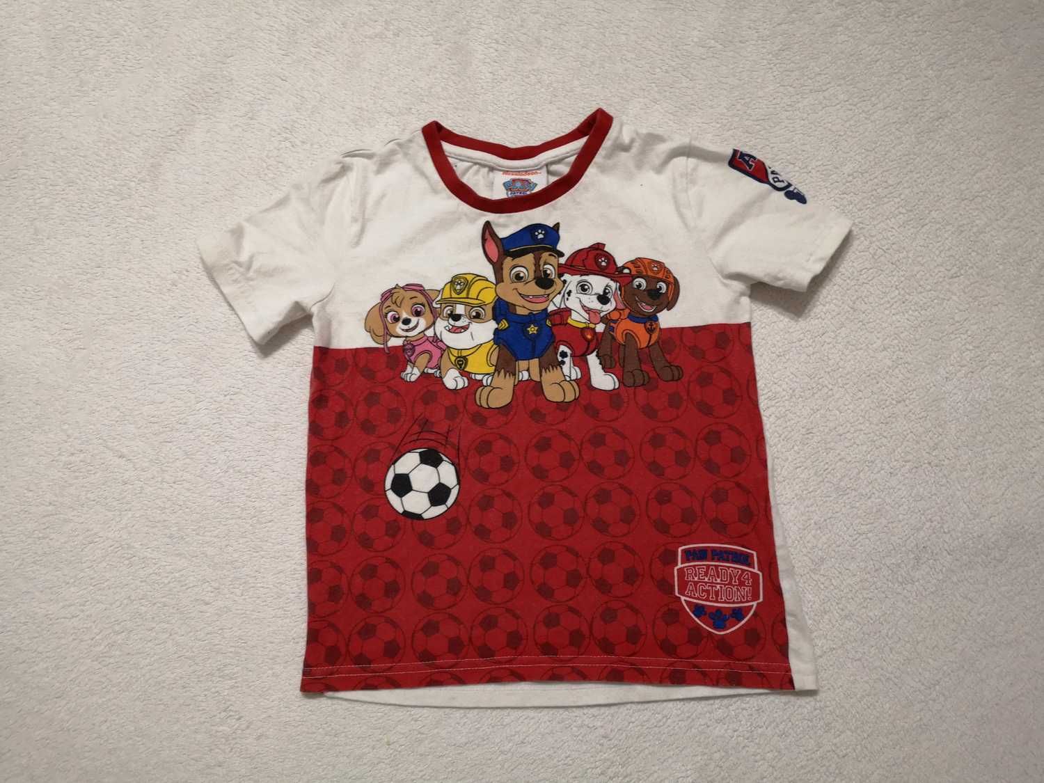 T-shirt koszulka chłopięca 98 104 Paw Psi Patrol z krótkim rękawem