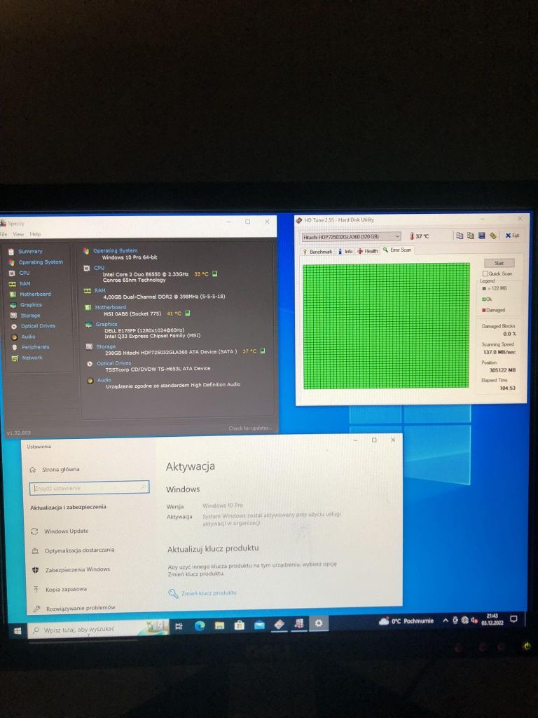 Komputer HP z Windowsem 10