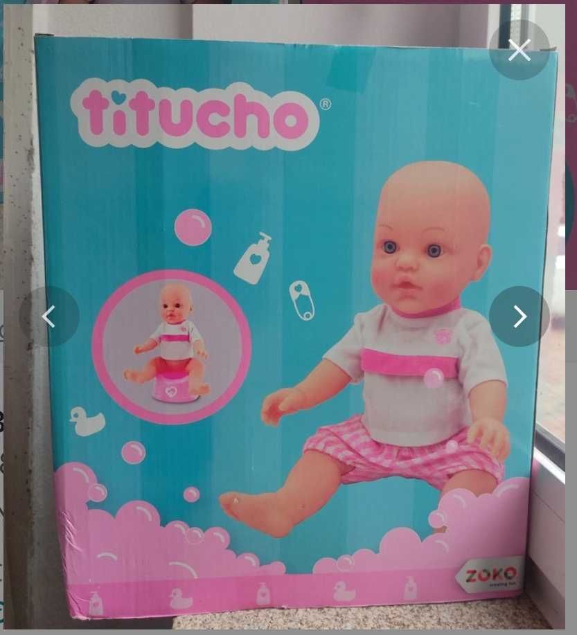 Boneca Titucho - Bebe e faz chichi