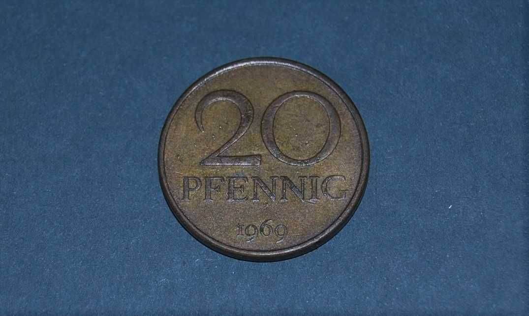 20 Pfennig 1969r Moneta Starocia