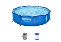 Basen Stelażowy Bestway 305x76 cm + Pompa Intex + Filtr