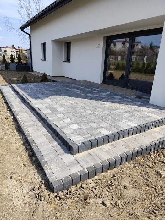 Usługi brukarskie, tarasy, chodniki, ścieżki, podjazdy, parkingi