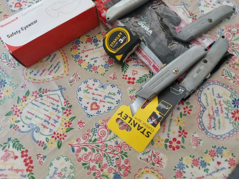 5 siszatos marca standlei c/laminas 10  pares de luvas marca juba