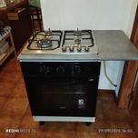 Forno/Placa com suporte para forno e fogão