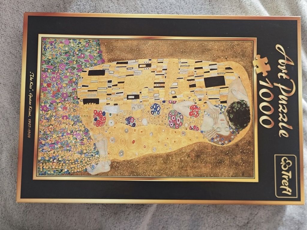 Puzzle Gustaw Klimt Pocałunek, 1000 elementów