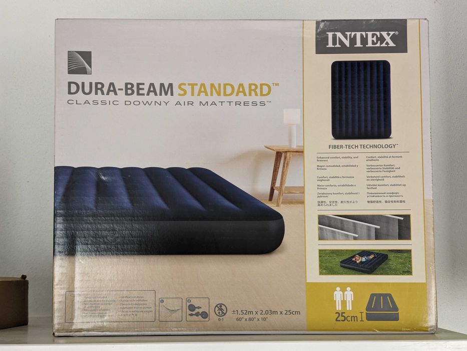 Colchão Insuflável INTEX Dura-beam Standard Classic Dow 152 x 203 x 25