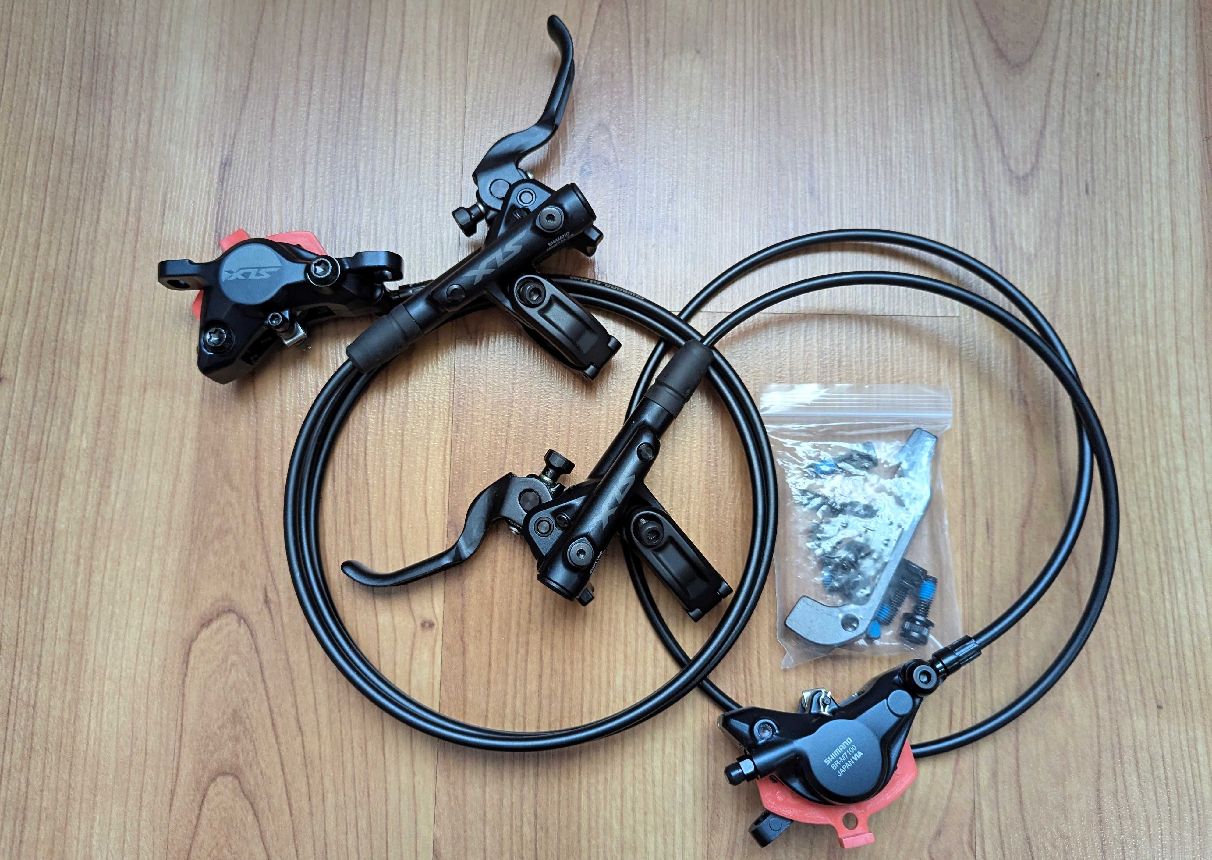 Комплект гидравлических тормозов Shimano SLX BR-M7100, G05S
