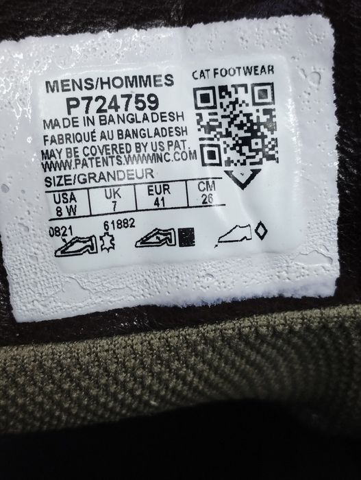 41,43,44. Крутезні черевики Caterpillar (cat) Threshold Chukka p725953