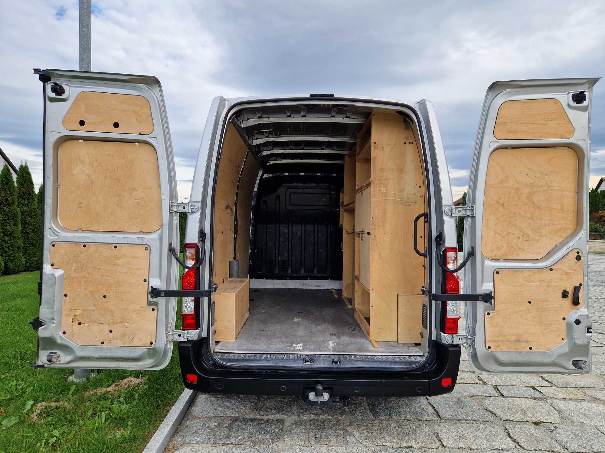 Opel Movano Furgon L2H2 3 Osoby 150 Km Automat Klima LED Hak Max Opcja