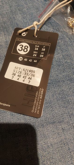 Kuloty jeansowe AD'ORO spodnie szerokie nogawki nowe z metkami