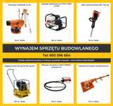 Wynajem sprzętu budowlanego - Niwelator, Agregat, Młot, Zagęszczarka
