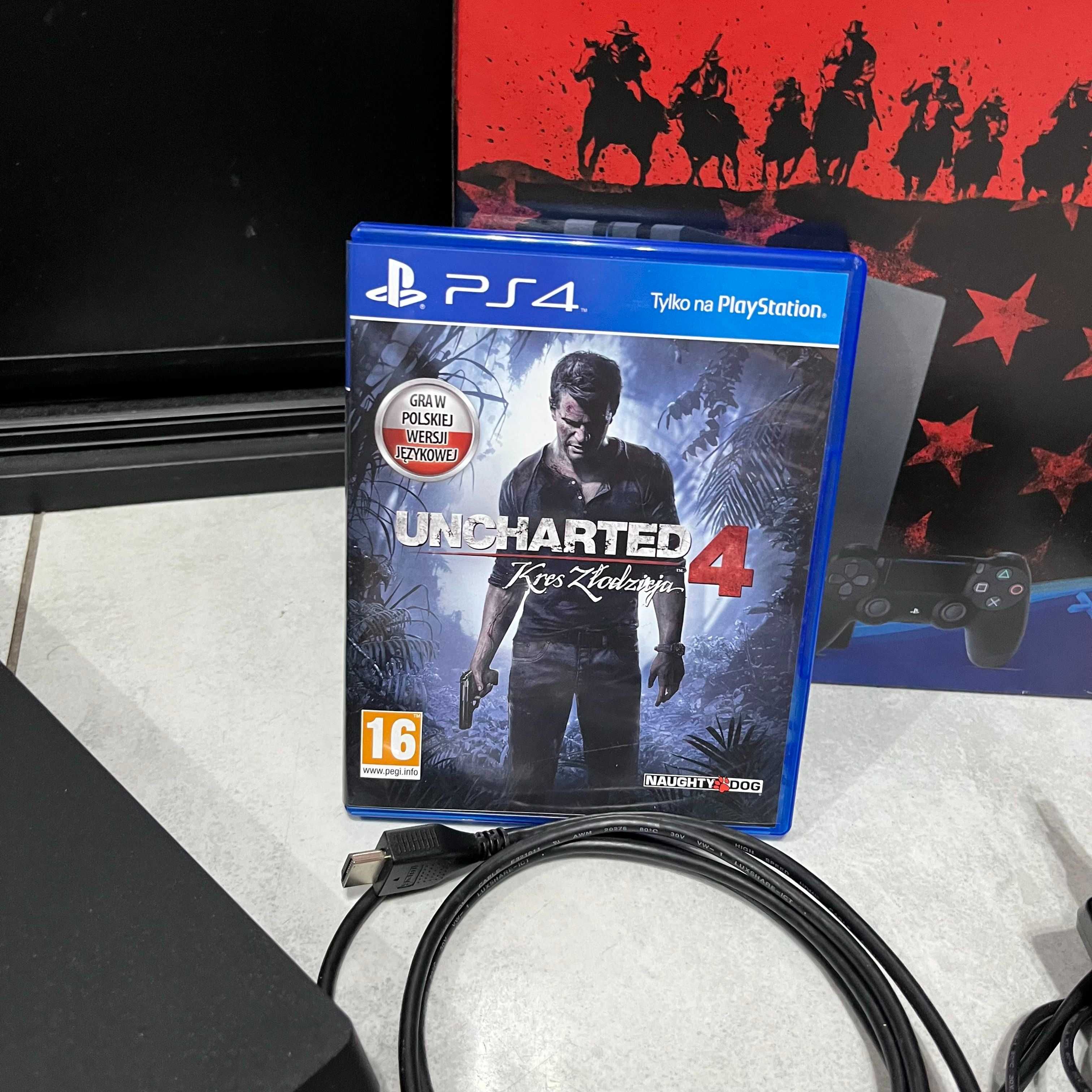 Konsola Playstation 4 Pro | Sprawna | 1T | Gra | 2 Pady |