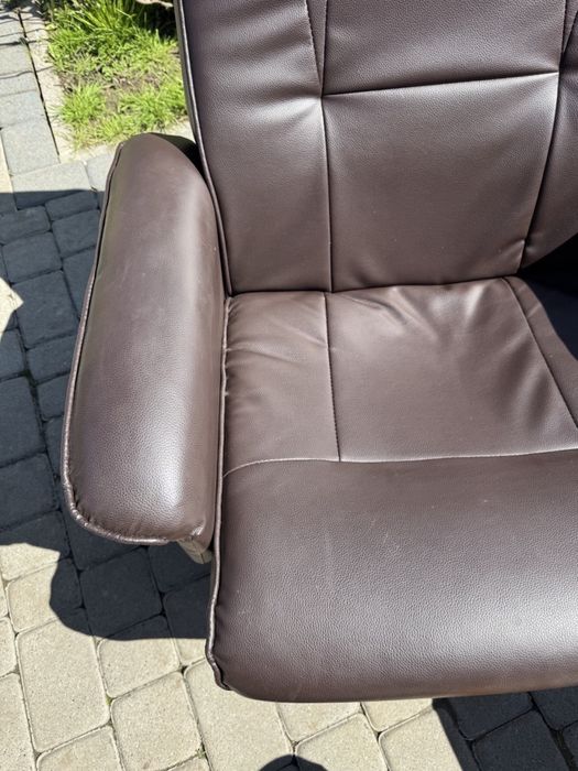 Крісло реклайнер шкіряне крісло офісне крісло релакс