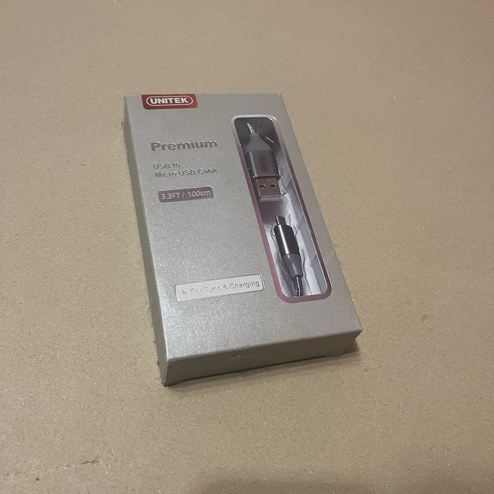 Ładowarka unitek premium USB to Micro USB kabel 100 cm nowy