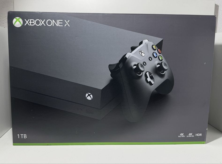 Xbox One X 1TB dwa pady gry ładowarka