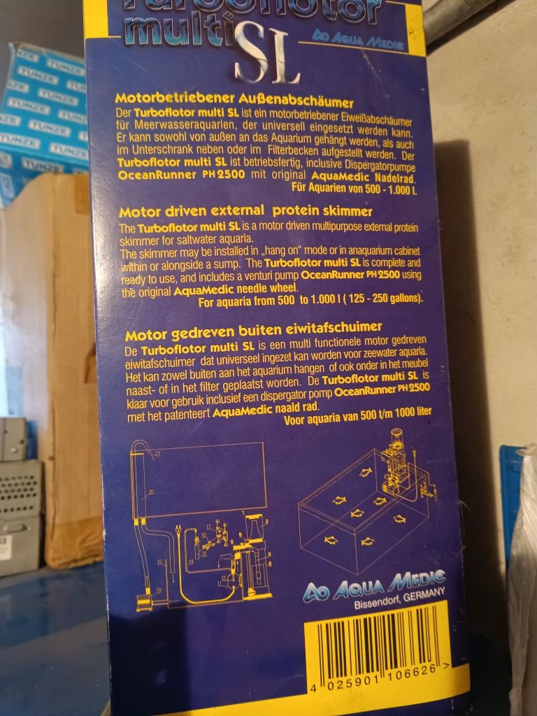 Odpieniacz Aqua Medic Turboflotor Muti SL

Turboflotor 1000 Multi SL t