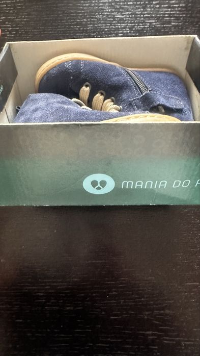 Botas Pele Camurça Mania do Pé | Azuis | Tamanho 21