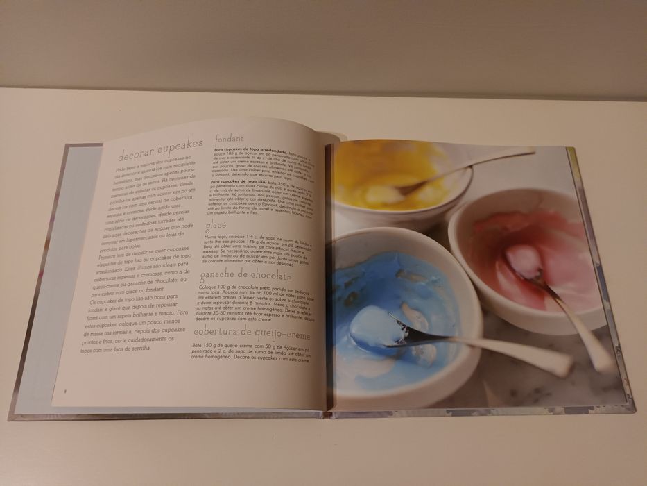 Livro sobre cupcakes