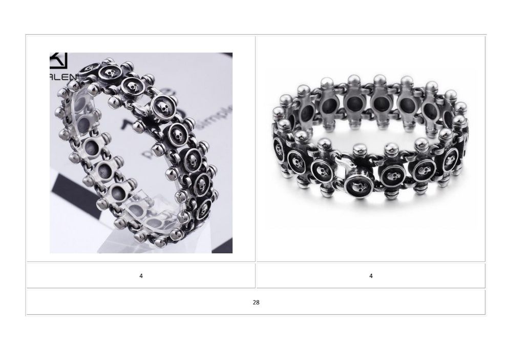 Pulseira aço inoxidável