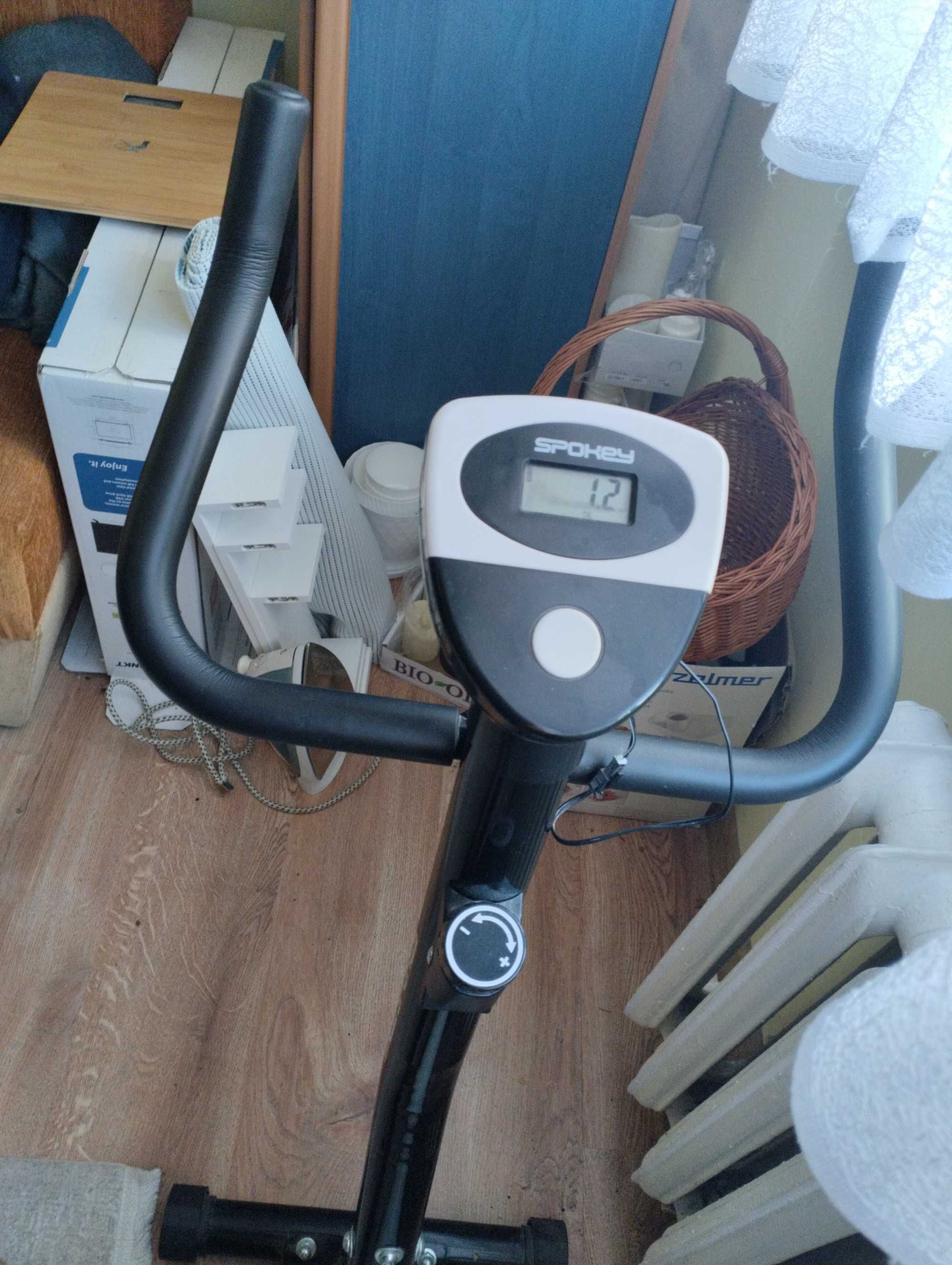 Rower mechaniczny SPOKEY Onego Czarno-biały