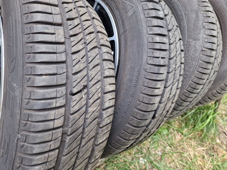 Piękne Koła 5x100 14" felgi SNP z oponami Dębica 185/60/14