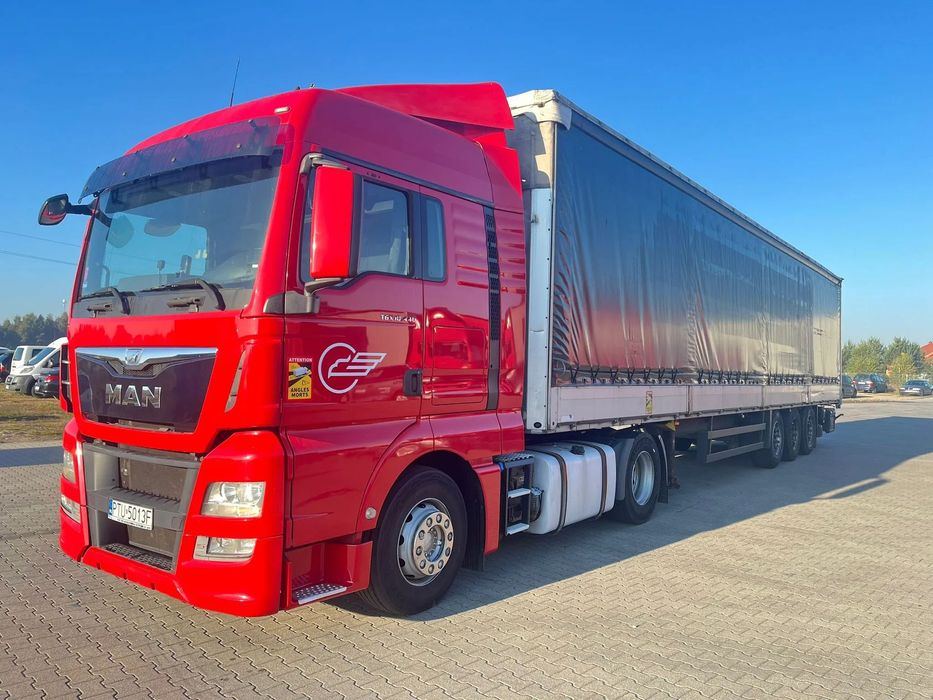 MAN TGX  MAN TGX + naczepa Schmitz