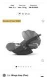 Vendo cadeira e base G cybex